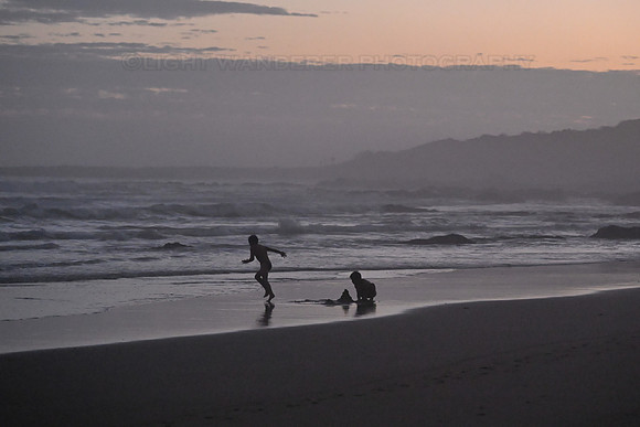 Kids in the beach