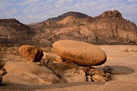 Hiker on the rocks