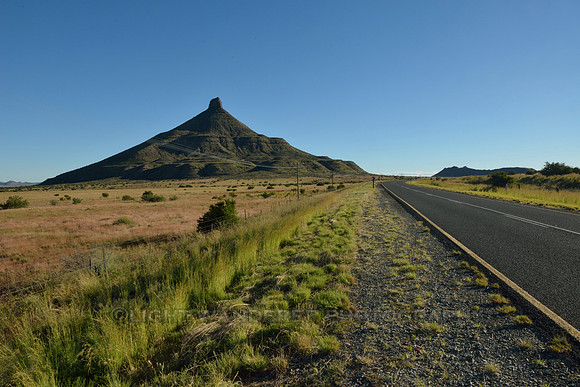 Sunset view in Karoo, South Africa