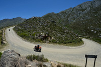 Bikers on the way to Swartberg pass