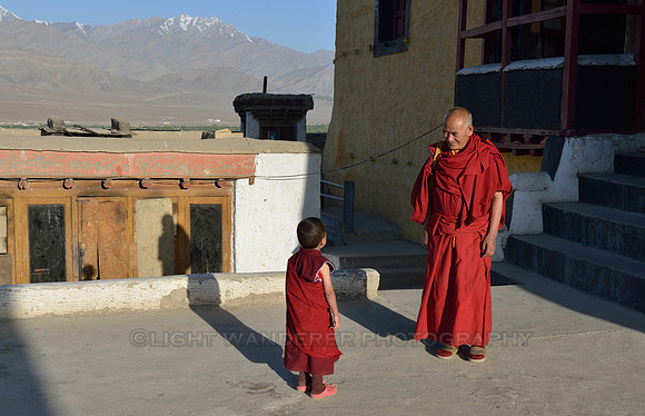Two tibetan buddhist monks