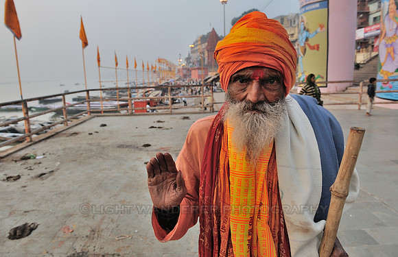 Portrait of a sadhu