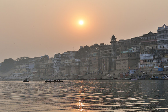 Sunrise view of Varanasi