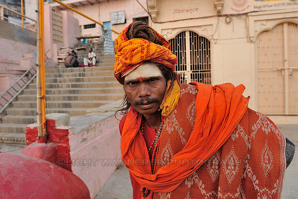 Portrait of a sadhu