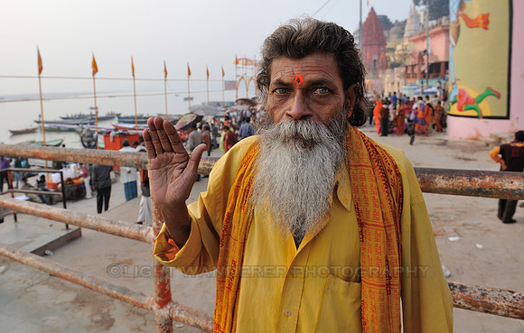 Portrait of a sadhu