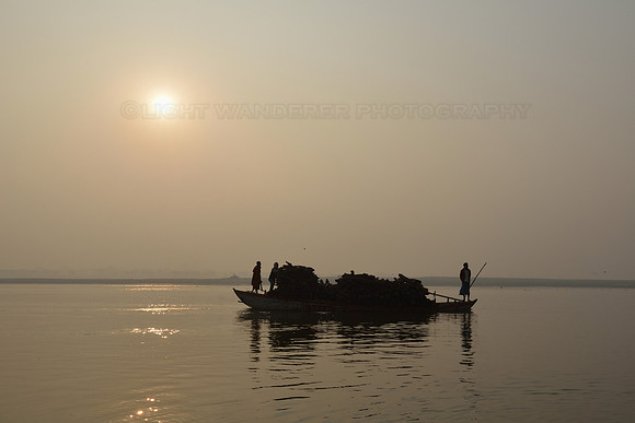 River boat on Ganges river