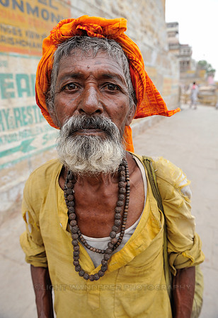 Portrait of a sadhu