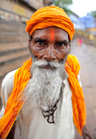 Portrait of a sadhu