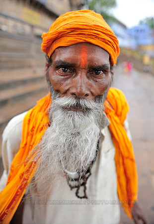 Portrait of a sadhu