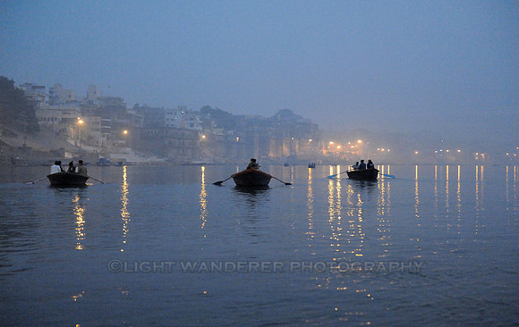 Evening view of river Ganges