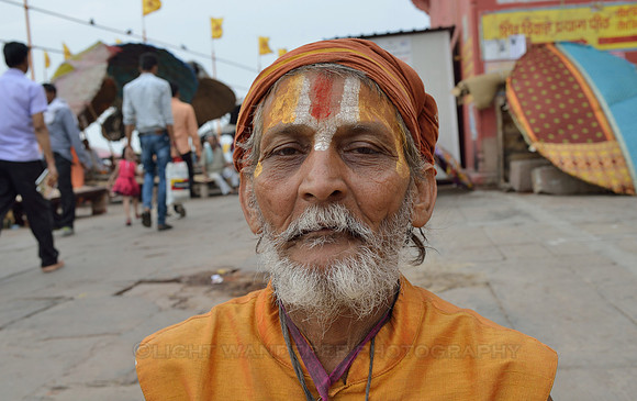 Portrait of a sadhu