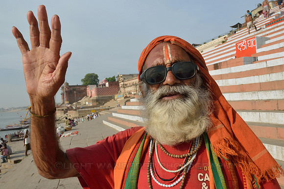 Portrait of a sadhu
