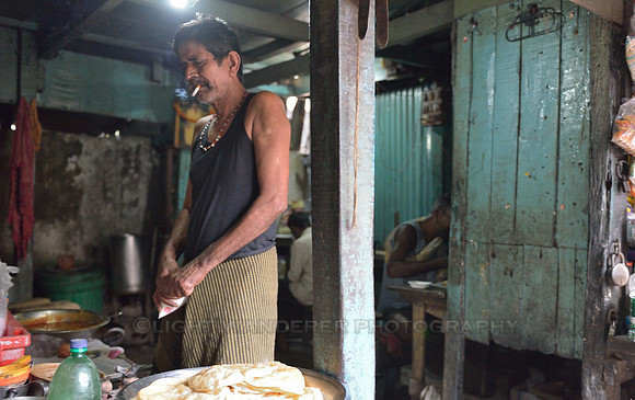 Dhaba in Mullik Ghat flower market