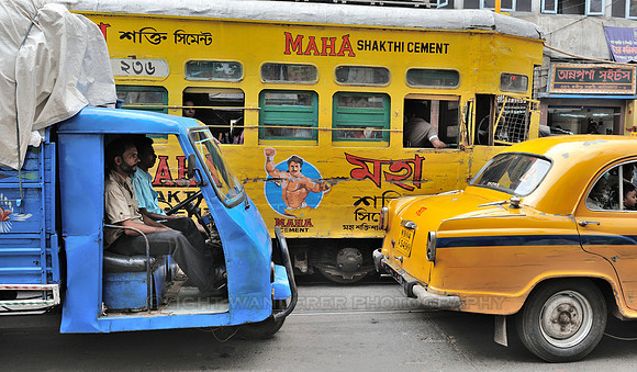 Traffic jam in Kolkata