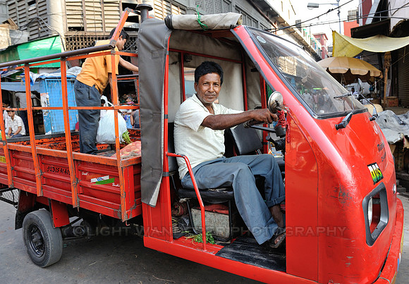 Three wheeler goods carrier
