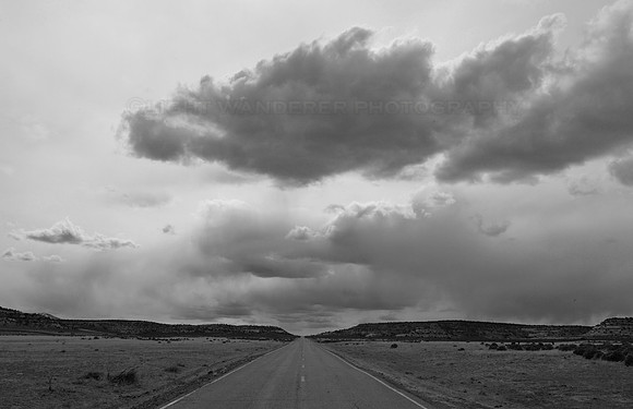 On the road in Utah