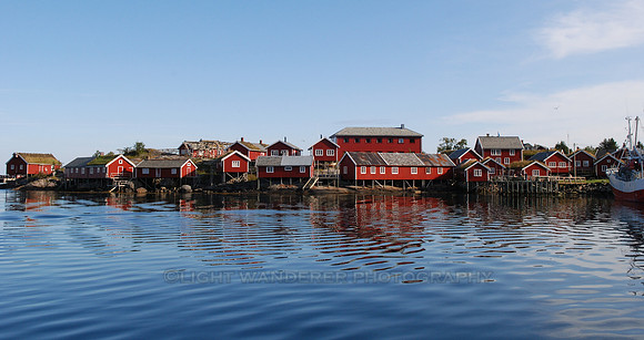 Rorbuer, seasonal fishermen houses