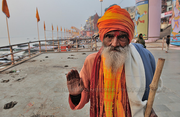 Portrait of a sadhu