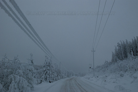 Everything covered by ice and snow
