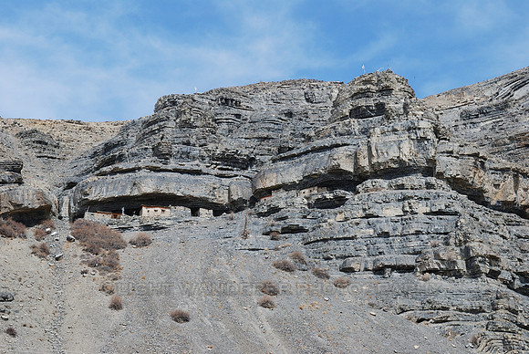 Huts of hermit monks