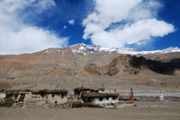 Traditional style buildings in Spiti