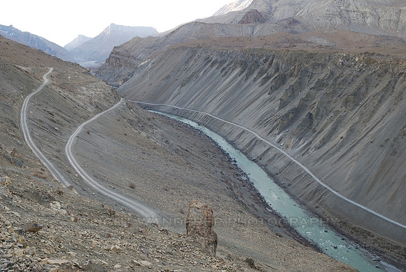 The main road connecting Spiti with outside world