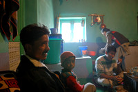 Visiting local family for tea