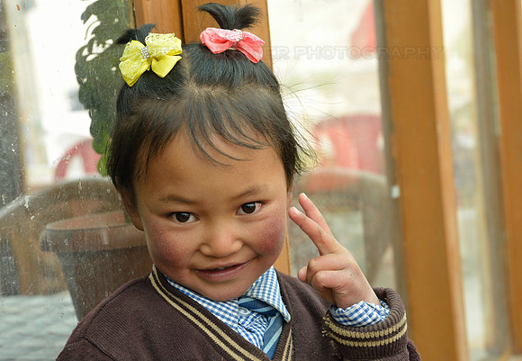 Portrait of a little girl