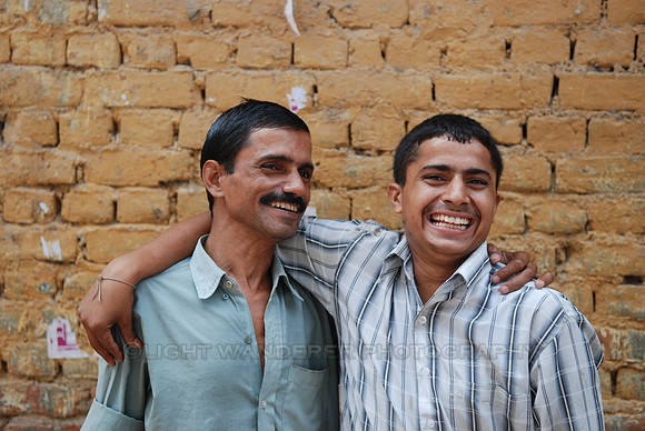 Two men posing for a photo