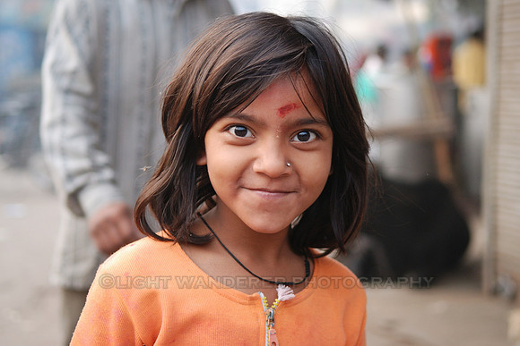 Portrait of a little girl
