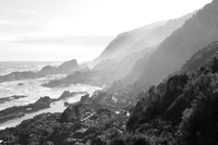Rocky coast at Garden Route National Park