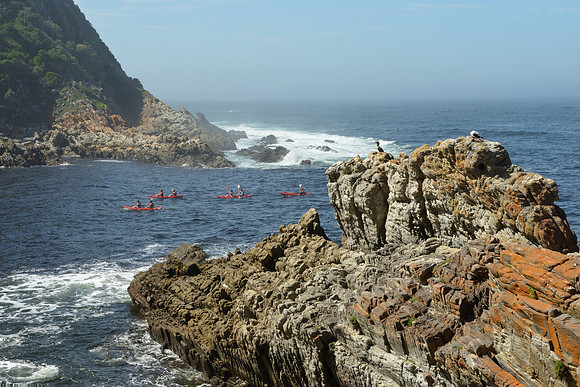 Kayaking at Storms River Mouth
