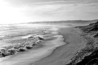 Walker on the at beach at Buffalo Bay